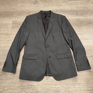 Zara Man Sport Coat Mens 40 Gray Blazer 2 Button Casual‎ Jacket Viscose Casual